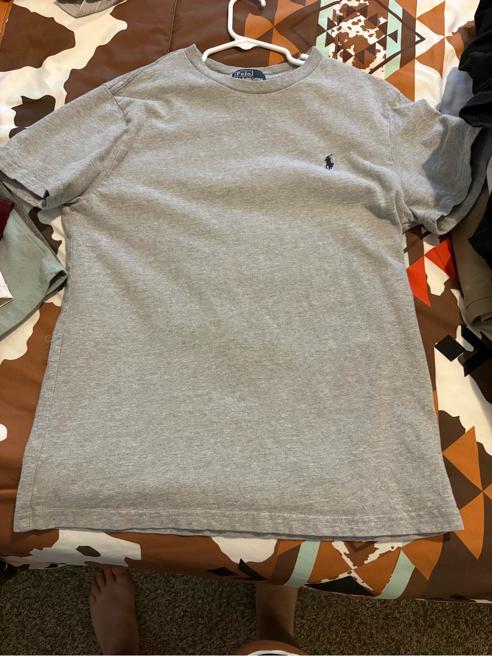 Polo by Ralph Lauren Boys Gray Short Sleeve Tee
